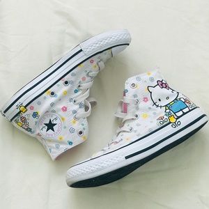 KIDS Hello Kitty Hi-Top Converse [US 1]